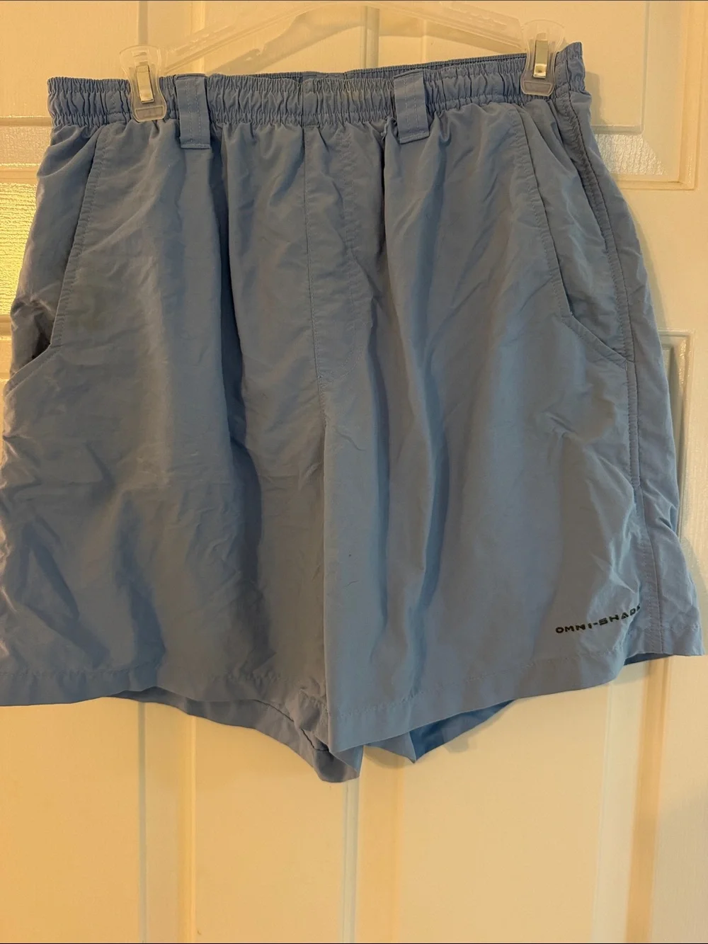 Columbia Light Blue Men’s Athletic Shorts